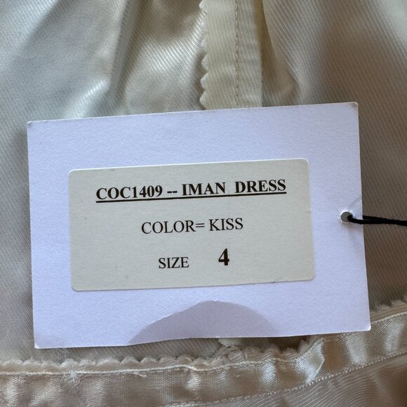 Jill Stuart Iman Sequin Strapless Dress | Color: Kiss / Champagne | Size 4 | NWT - Picture 4 of 7